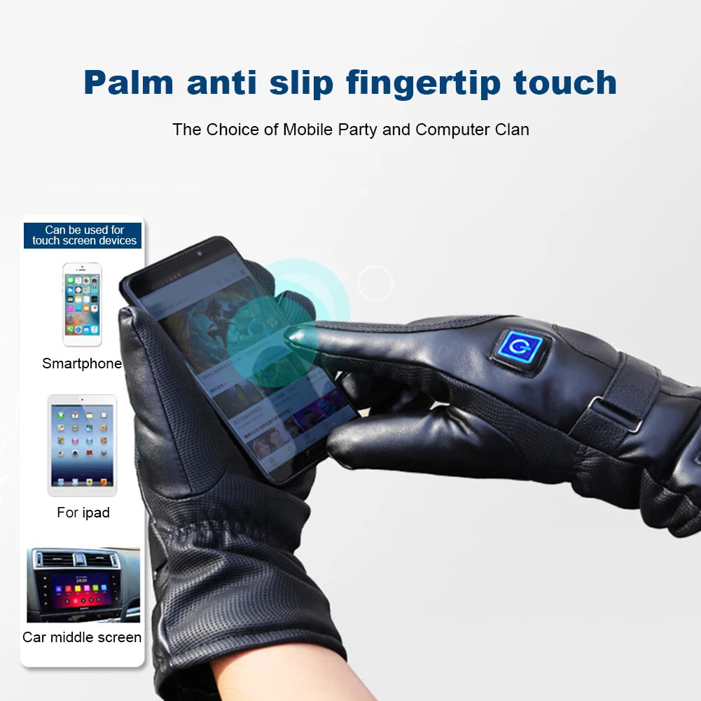 Rechargeable Heated Gloves for Men and Women Winter Thermal Touchscreen Skiing and Hiking