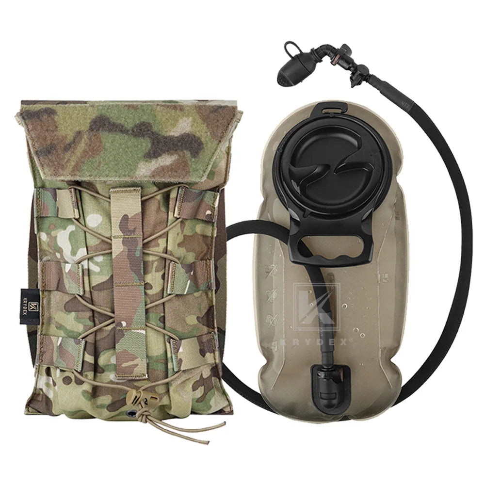 KRYDEX Tactical Hydration Carrier Pouch with Water Bladder