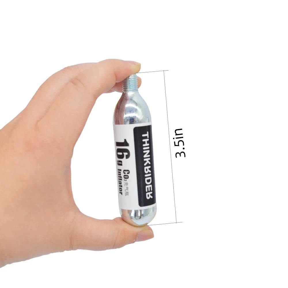 ThinkRider 16g Threaded CO2 Cartridges for Bike Tires
