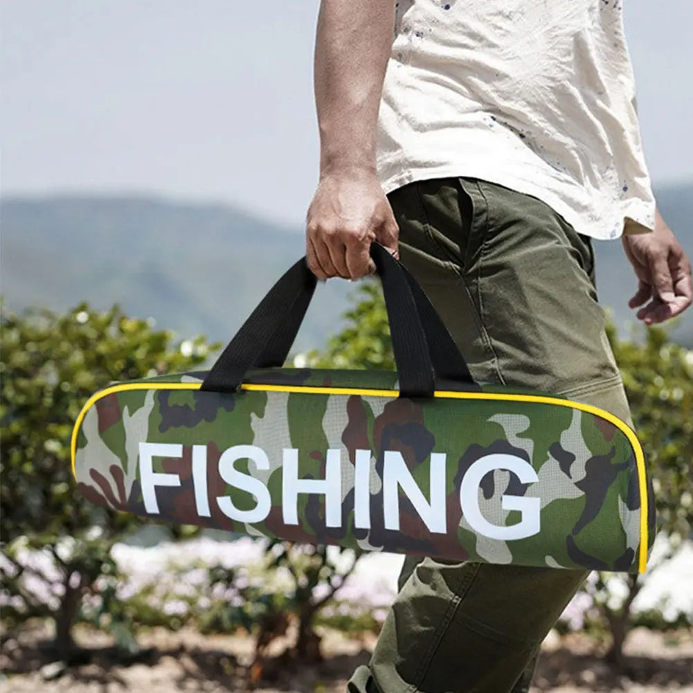 Shunmaii Outdoor Fishing Rod Storage Bag for Travel Use