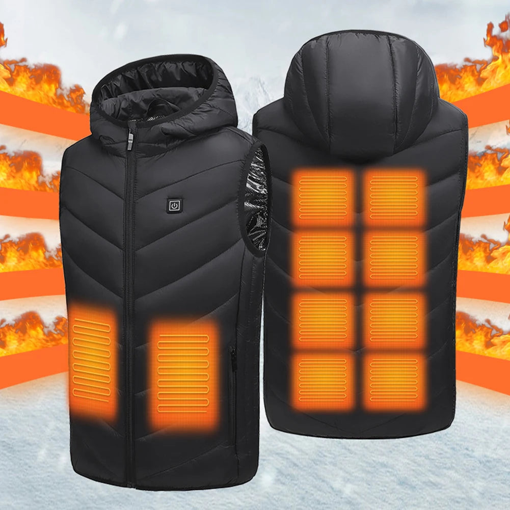 JOCESTYLE 10 Heating Zones Electric Heated Vest for Kids