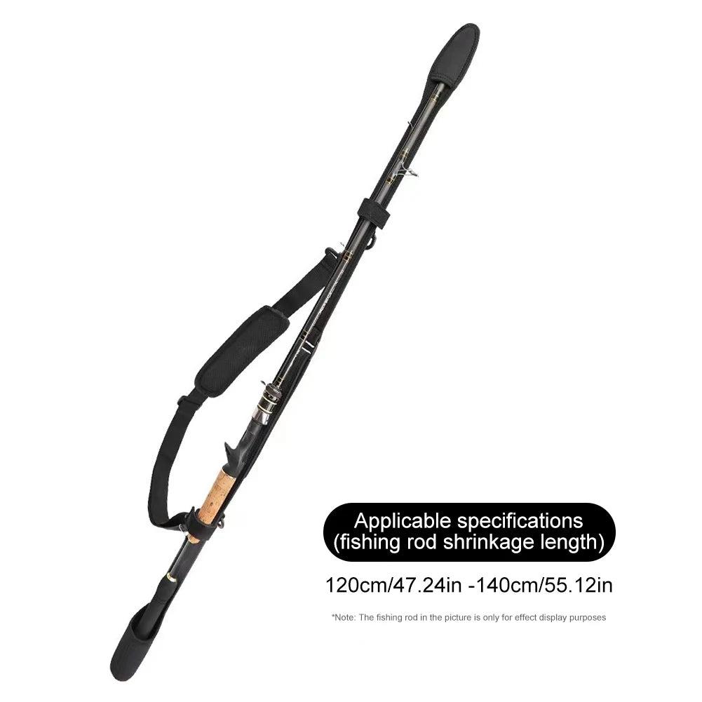 VKTECH Adjustable Fishing Rod Holder Shoulder Belt for Outdoors