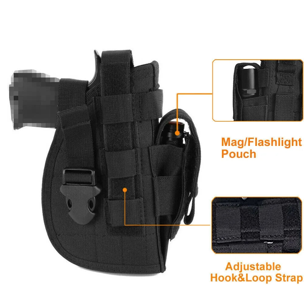 Hand Options Universal Tactical Nylon Pistol Holster Molle
