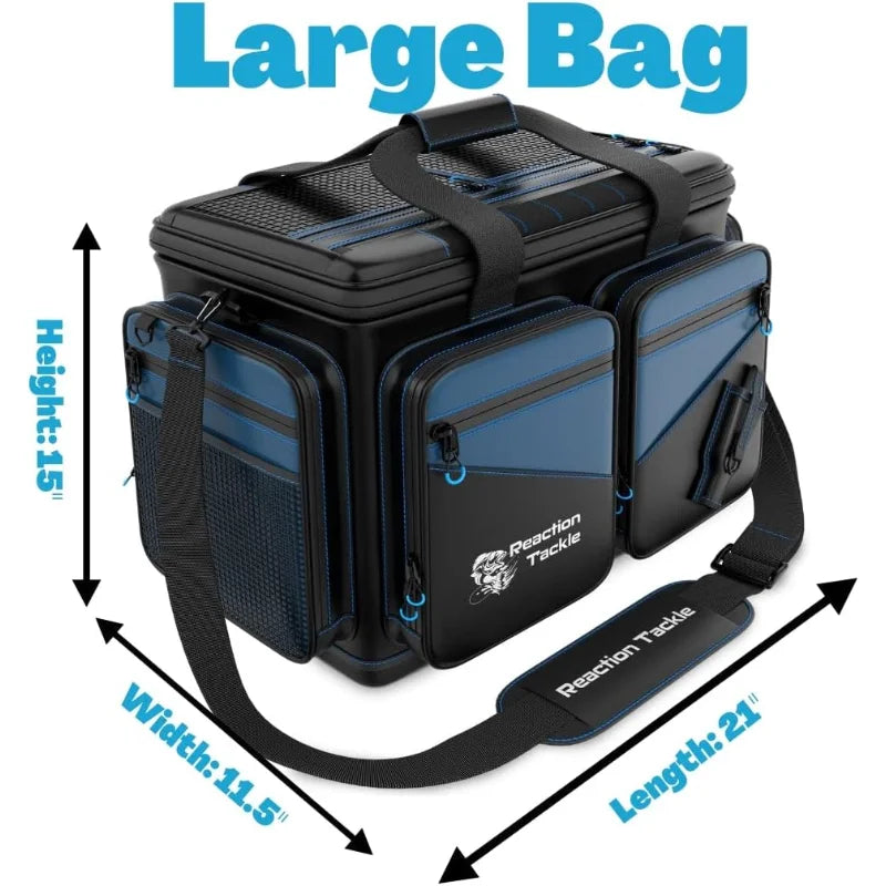 YTYIN Fishing Tackle Bag Salt Water Resistant Organizer Large