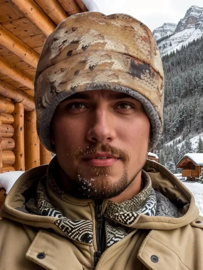 Hifad Men's Winter Fishing Hunting Camouflage Windproof Hat