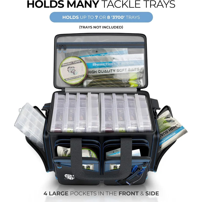 YTYIN Fishing Tackle Bag Salt Water Resistant Organizer Large