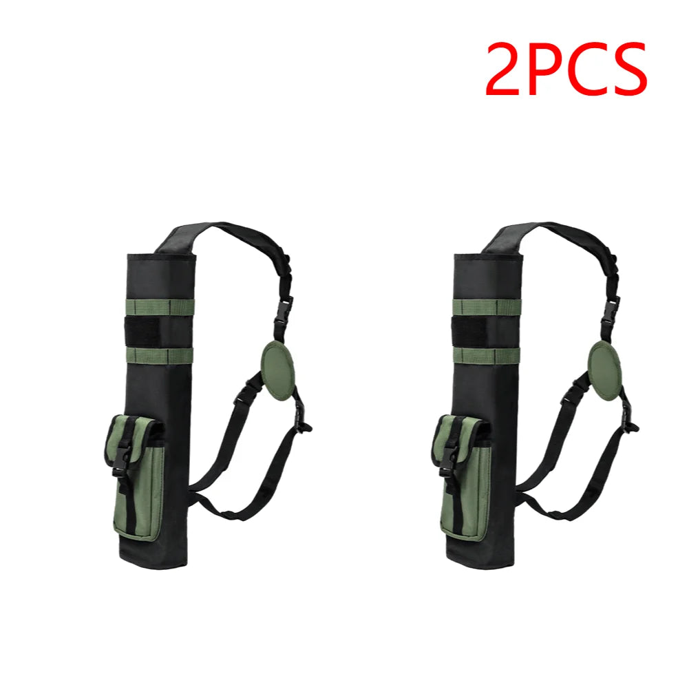 Lightweight Archery Quiver with Molle Pocket Adjustable Arrow Holder for Target Shooting