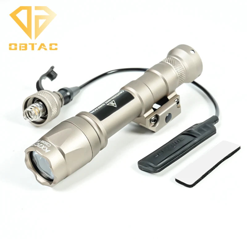 Tactical SF M300C M600C Metal Flashlight Strobe Scout Light for Airsoft Hunting 20mm Rail