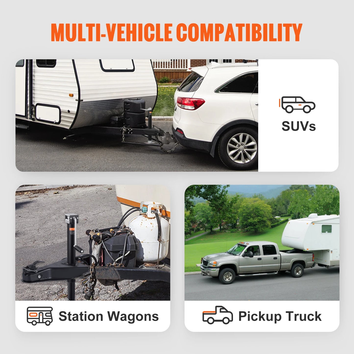 VEVOR 8000 Pounds A-Frame Trailer Coupler for Towing