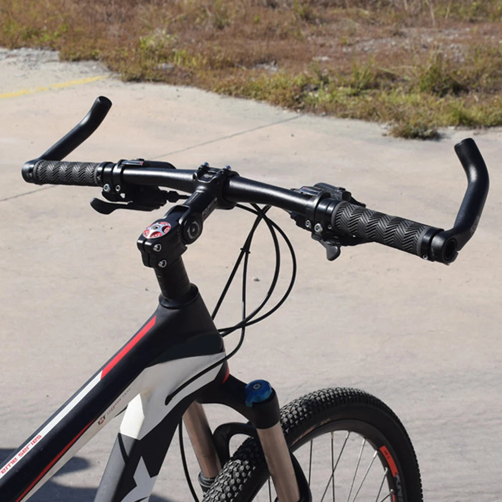 Shunmaii Aluminum Alloy Bicycle Grip Handlebar Accessories Set
