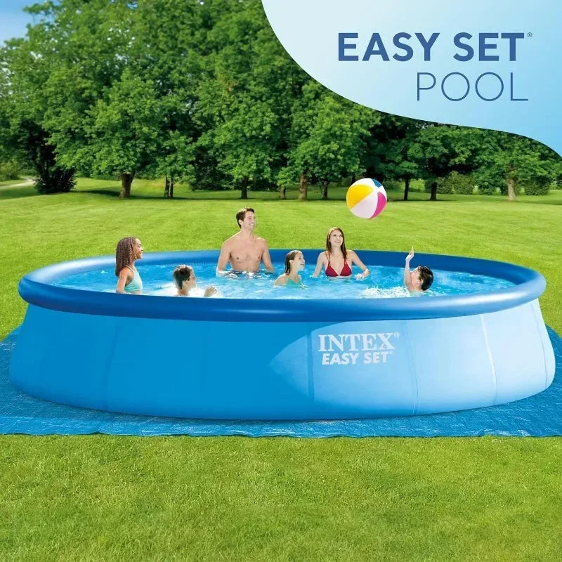Intex Easy Set Inflatable Swimming Pool Set with Cover