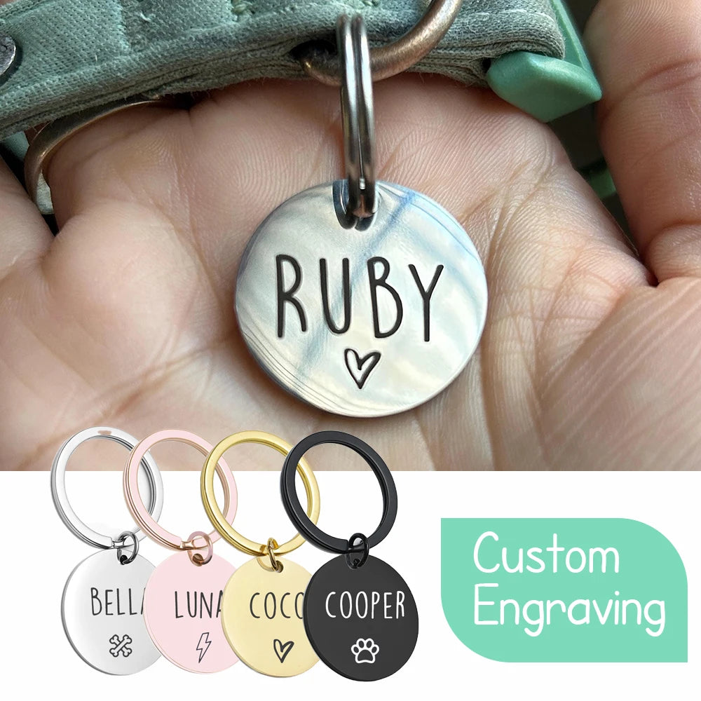 Fujian Personalized Engraved Cat Dog Pet ID Tag For Pets