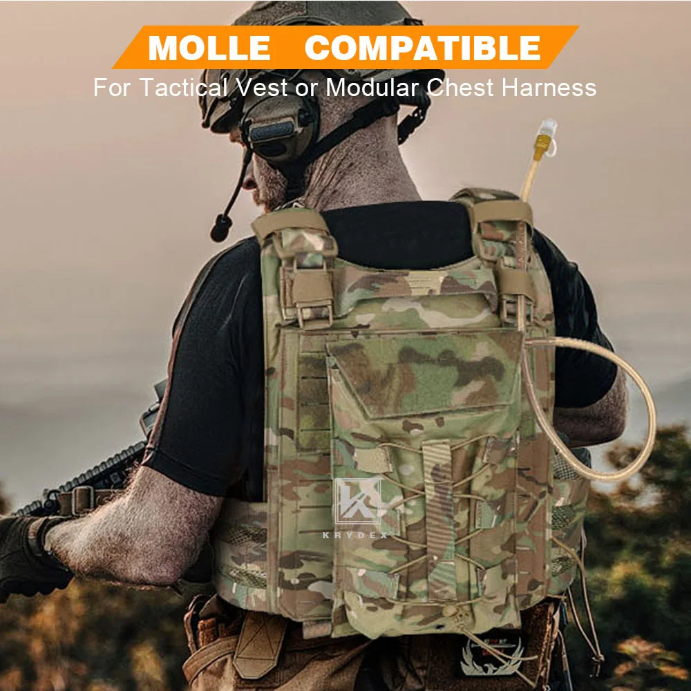 KRYDEX Tactical Hydration Carrier Pouch with Water Bladder