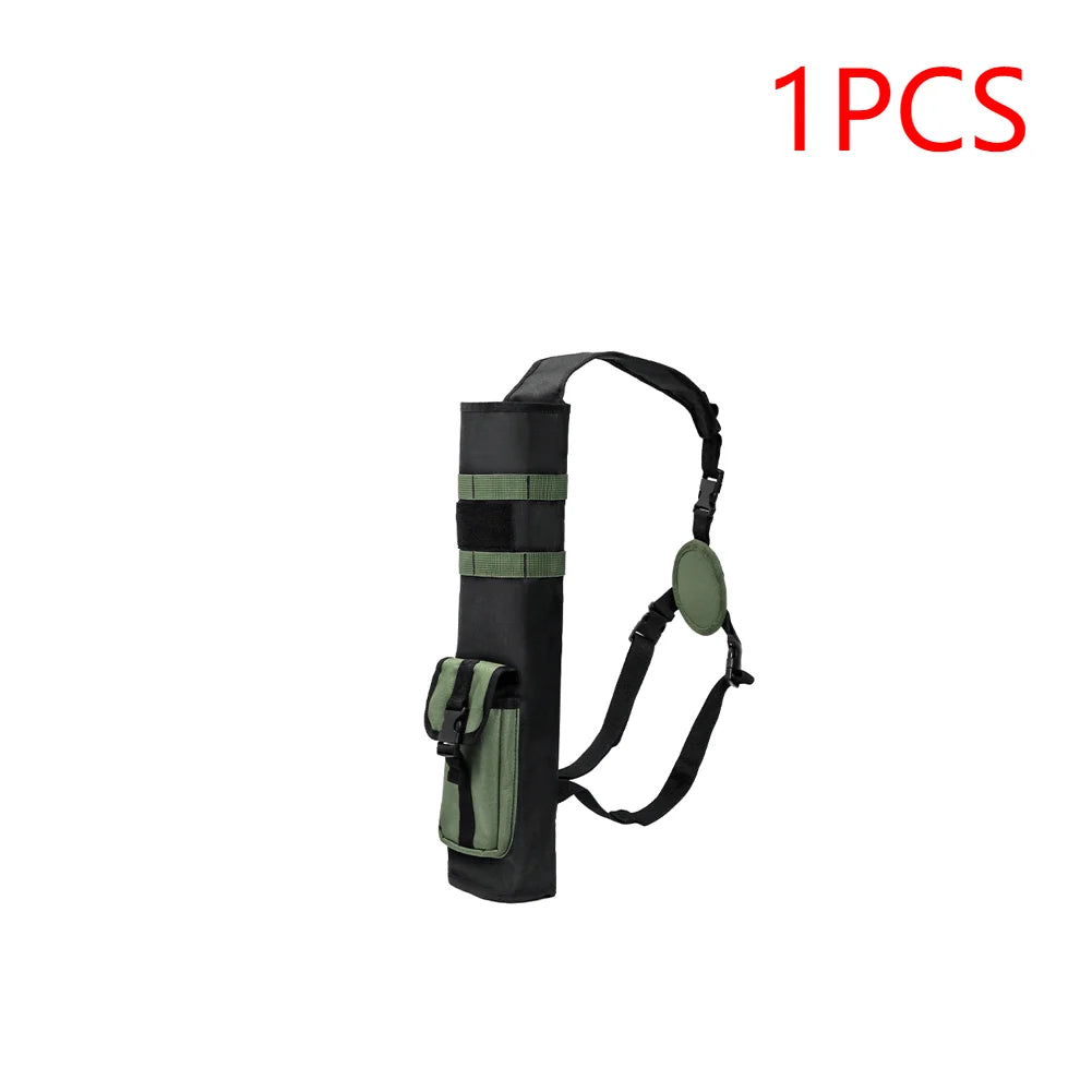 Lightweight Archery Quiver with Molle Pocket Adjustable Arrow Holder for Target Shooting