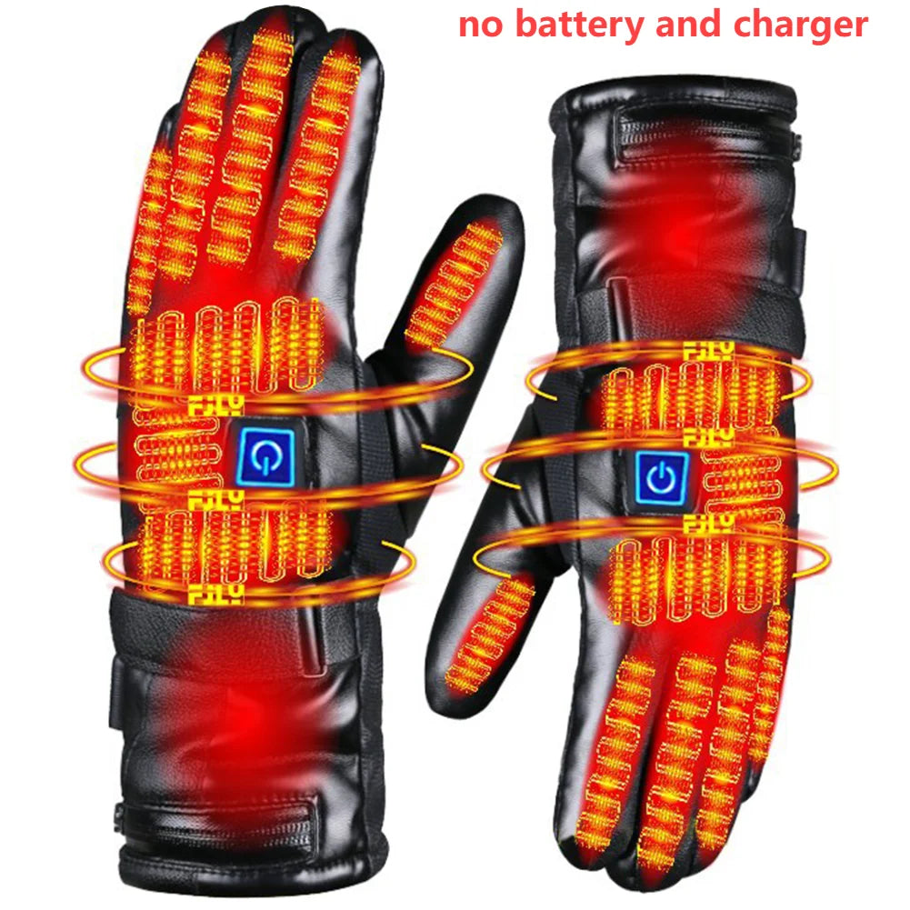 Rechargeable Heated Gloves for Men and Women Winter Thermal Touchscreen Skiing and Hiking