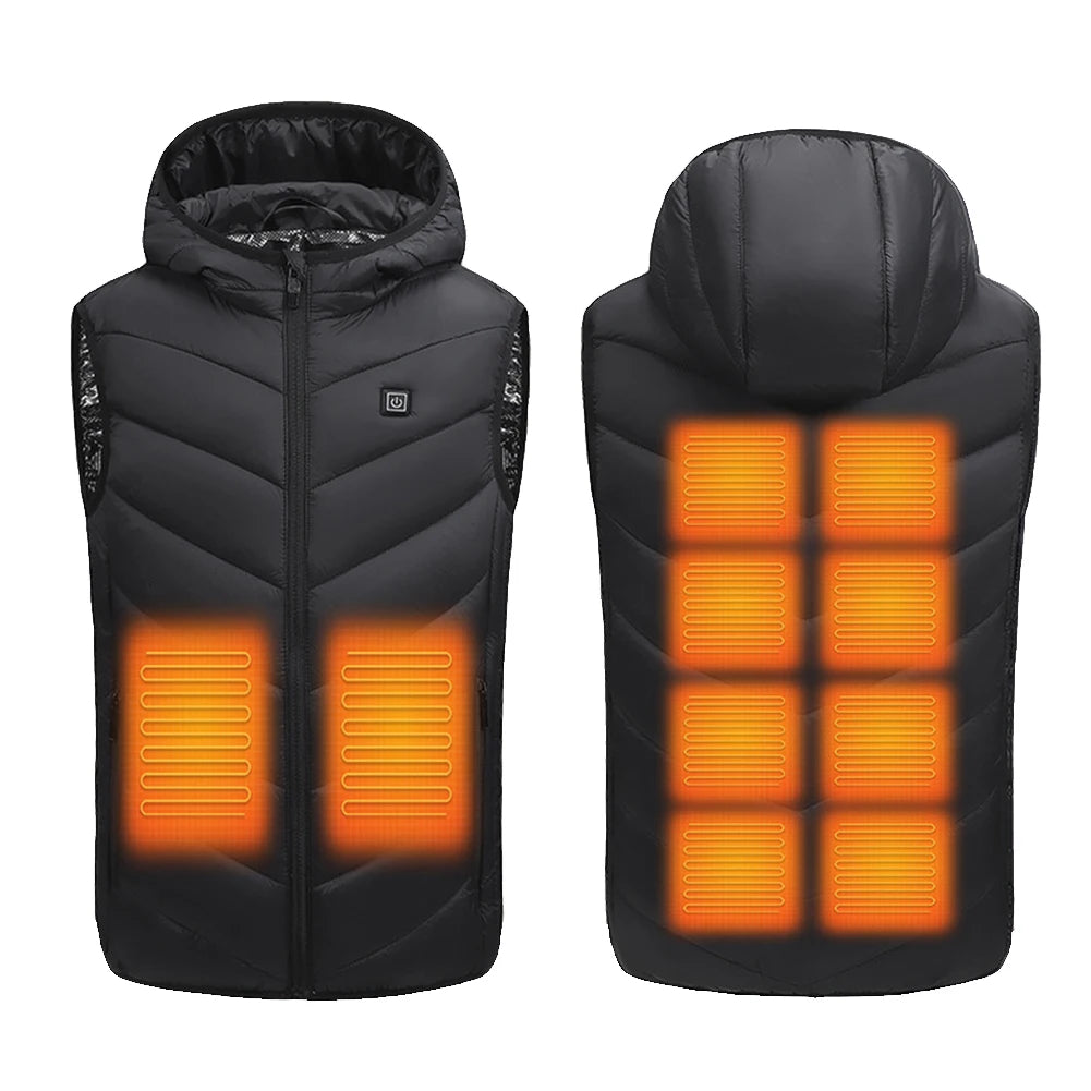JOCESTYLE 10 Heating Zones Electric Heated Vest for Kids