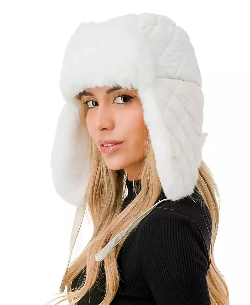 Marcus Adler Quilted Trapper Hat for Unisex