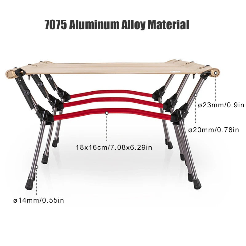 West Tune Camping Cot With Leg Extenders Ultralight Bed