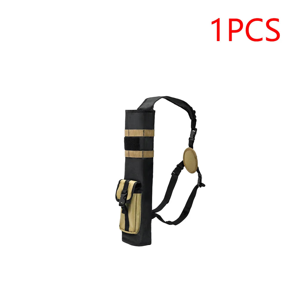 Lightweight Archery Quiver with Molle Pocket Adjustable Arrow Holder for Target Shooting