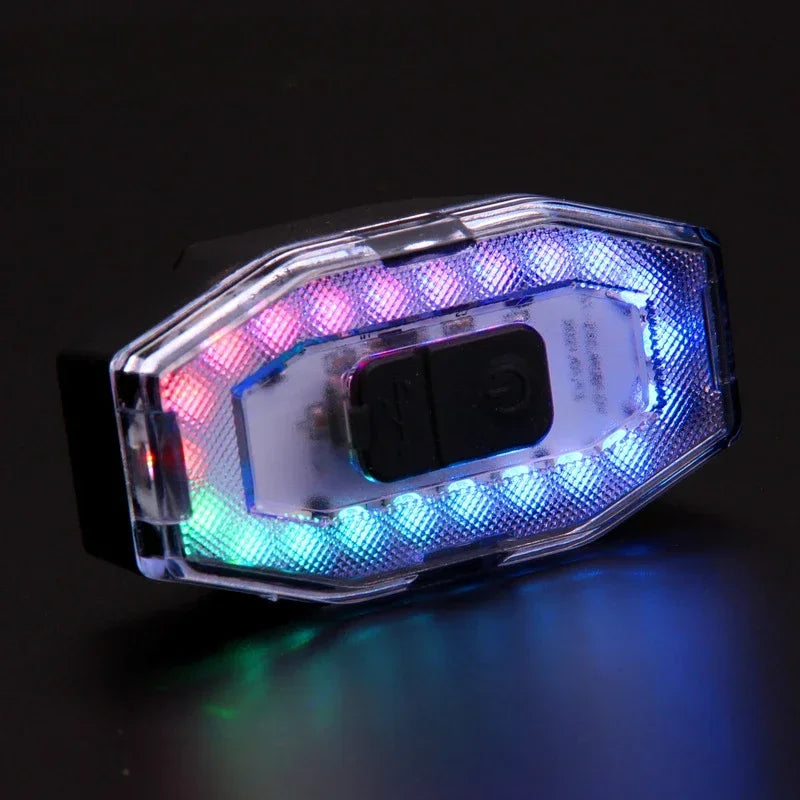 Taillight LED Bicycle Lamp USB Waterproof For Night Riding
