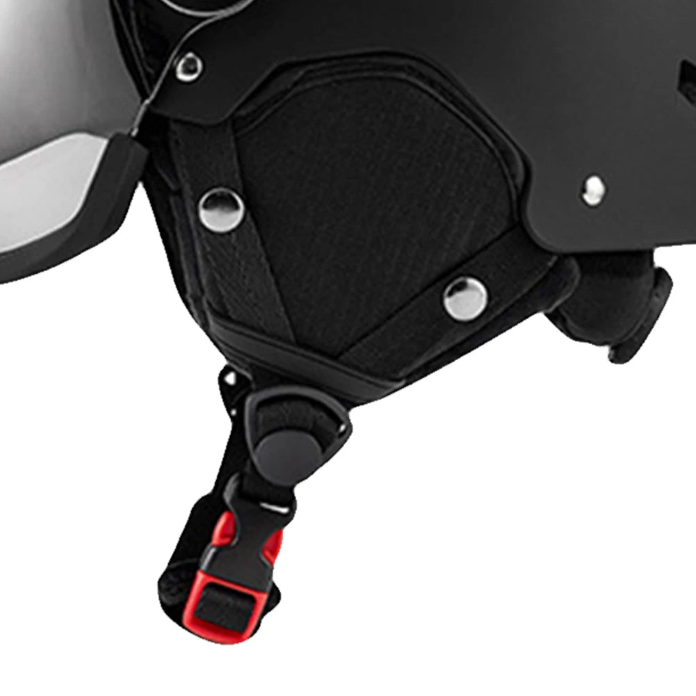 JoceStyle Winter Ski Helmet with Goggles for Snow Sports