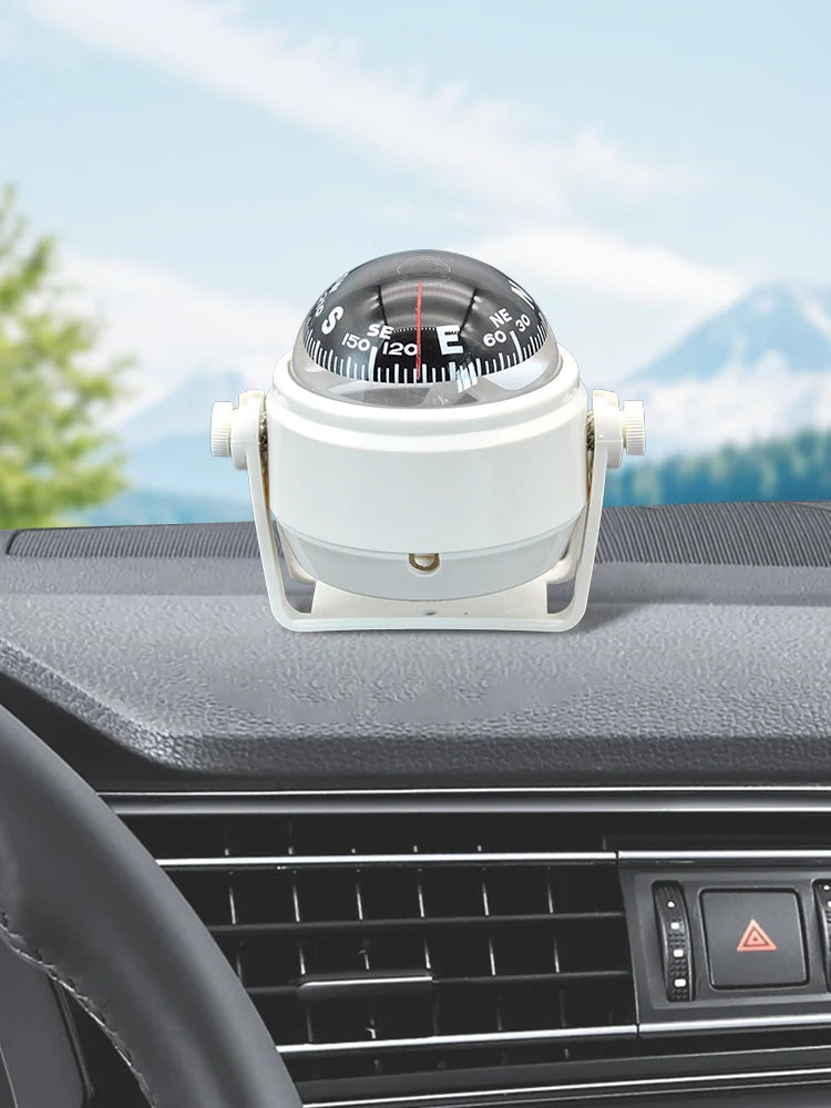 APWIKOGER Ball Shaped Marine Compass Pivoting Navigation