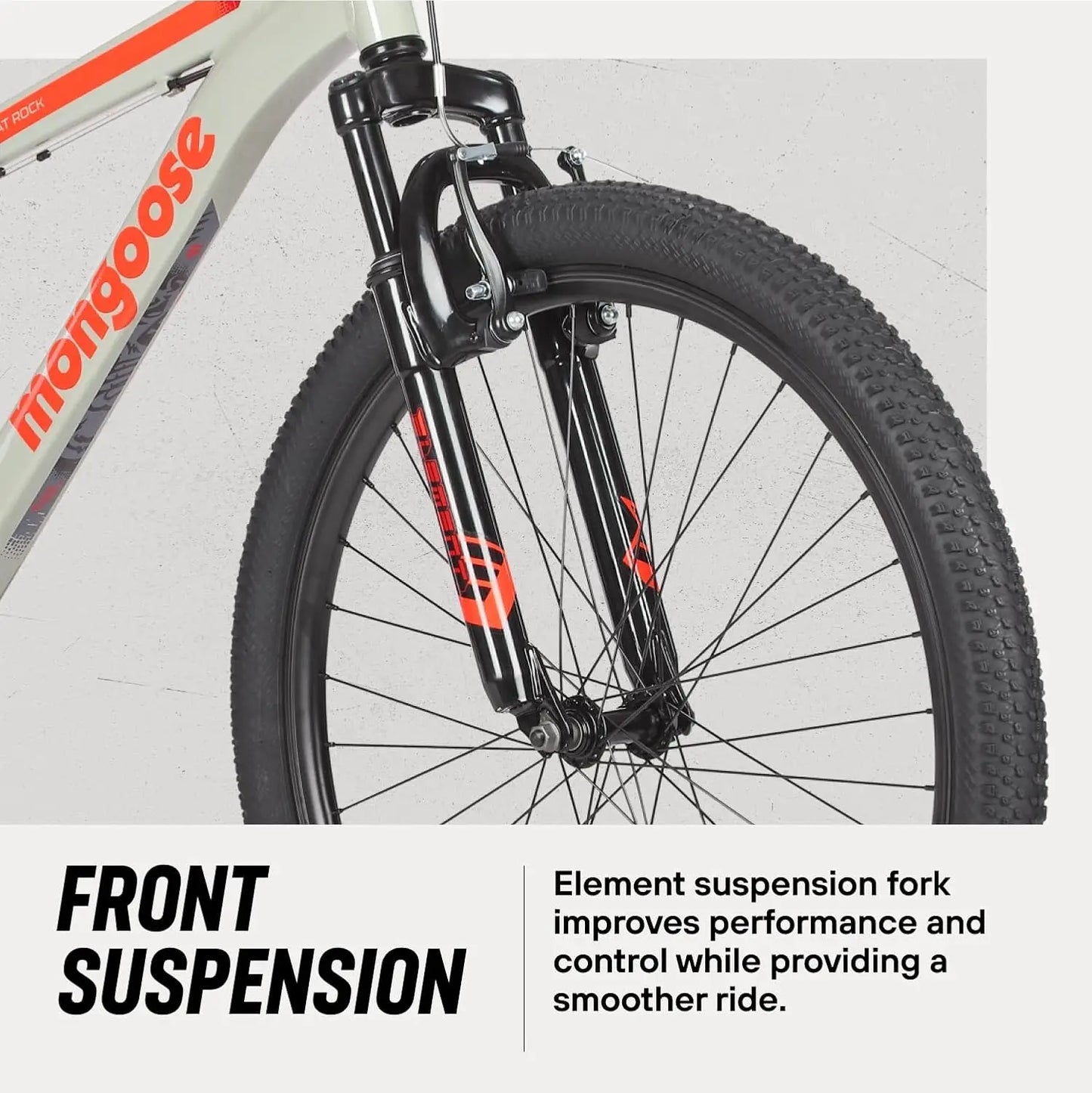 21-Speed Hardtail Mountain Bike with Front Suspension for Men Women and Kids 24 to 29-Inch Wheels