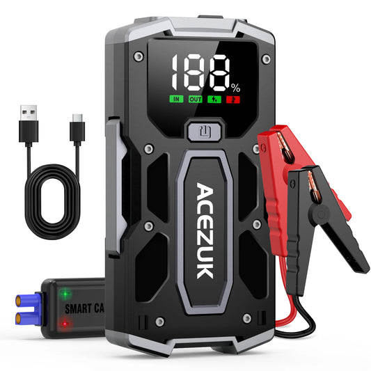 Acezuk 12800mAh Car Jump Starter Portable Power Bank