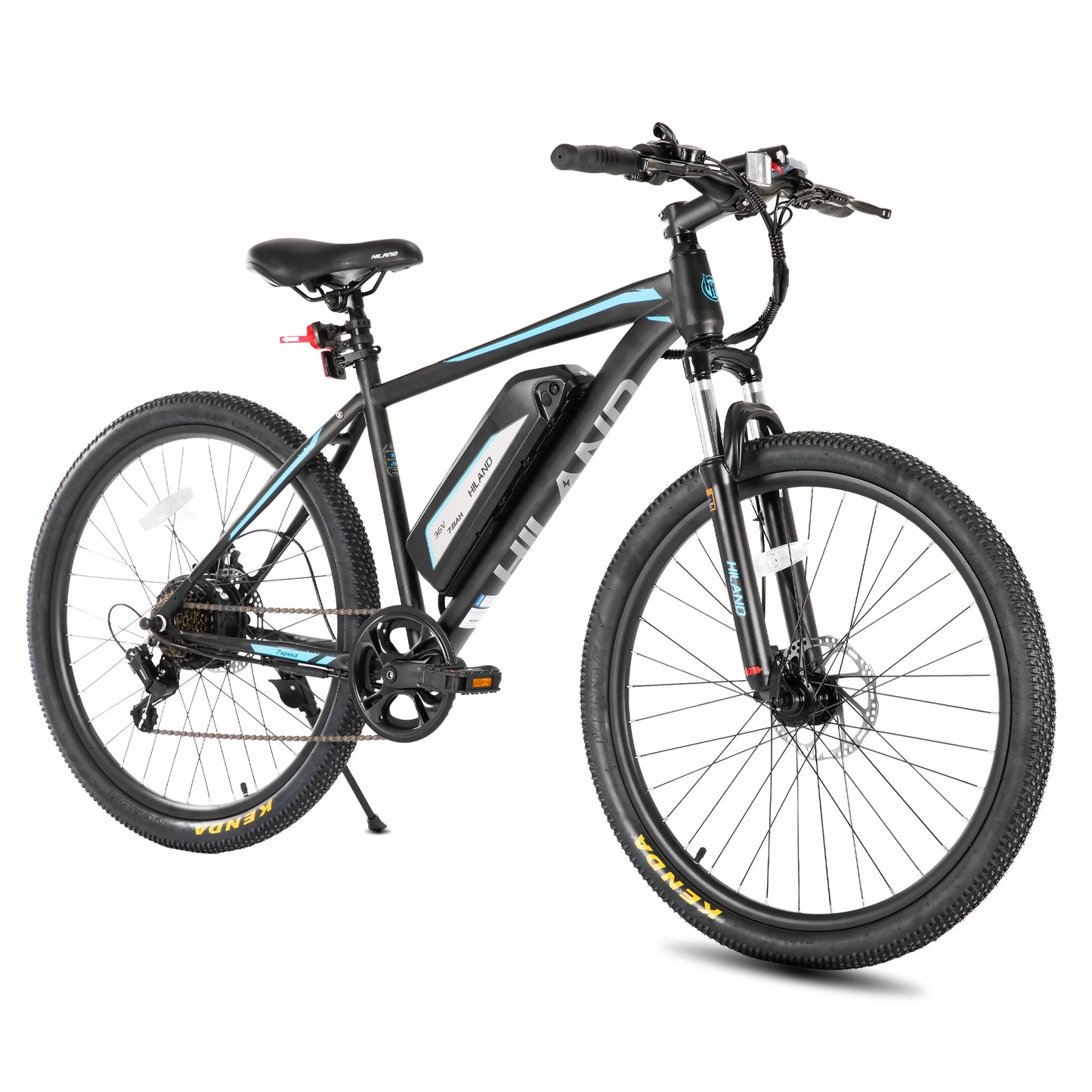 HILAND 26 Inch Electric Mountain Bike for Adults with Removable Battery and 500W Motor