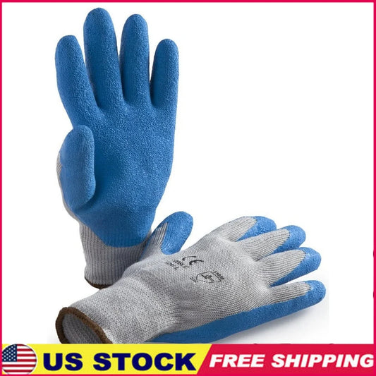 XMSJ Moisture Resistant Latex Coated Gloves Excellent Grip