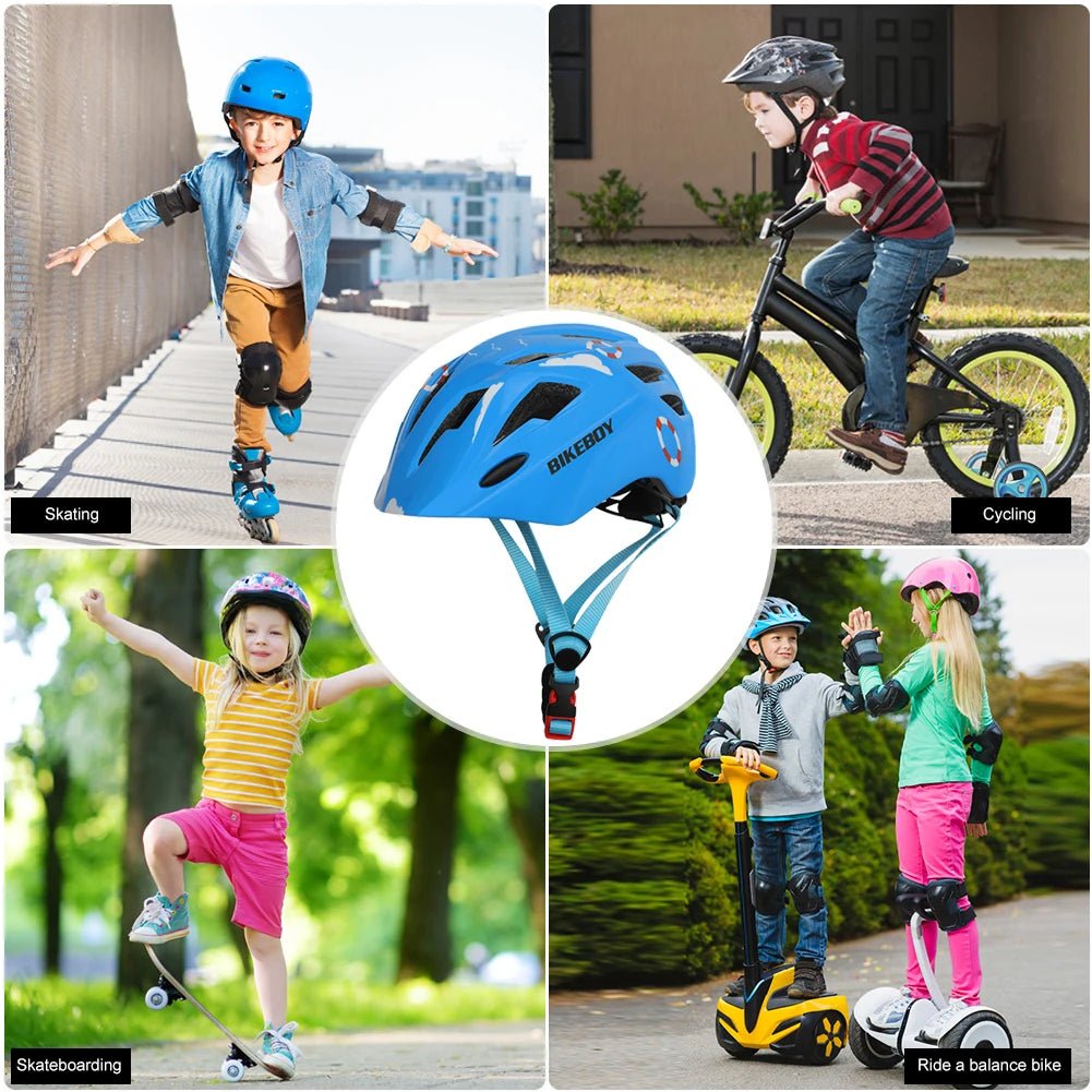 West Biking Kids Adjustable Cycling Helmet with Taillights