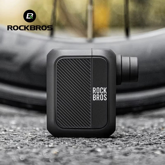 RockBros Electric Bicycle Pump 100 PSI Portable Inflator