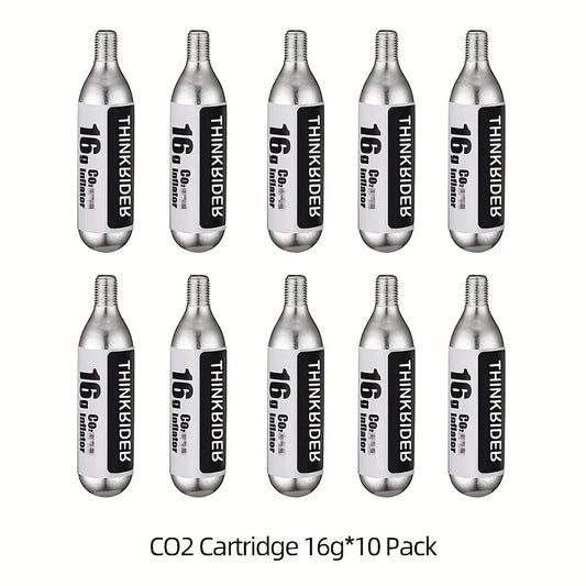 ThinkRider 16g Threaded CO2 Cartridges for Bike Tires