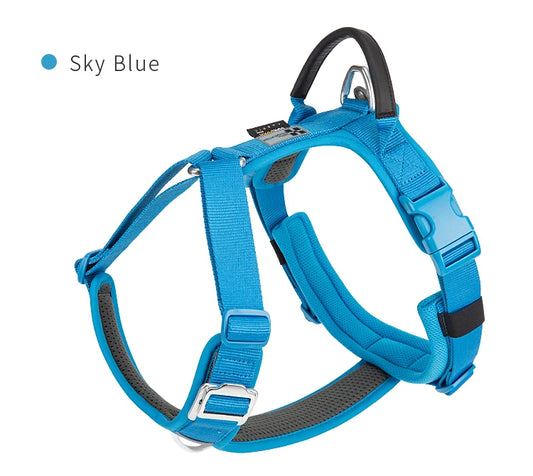 Small Combination Pet Harness Nylon Reflective Adjustable