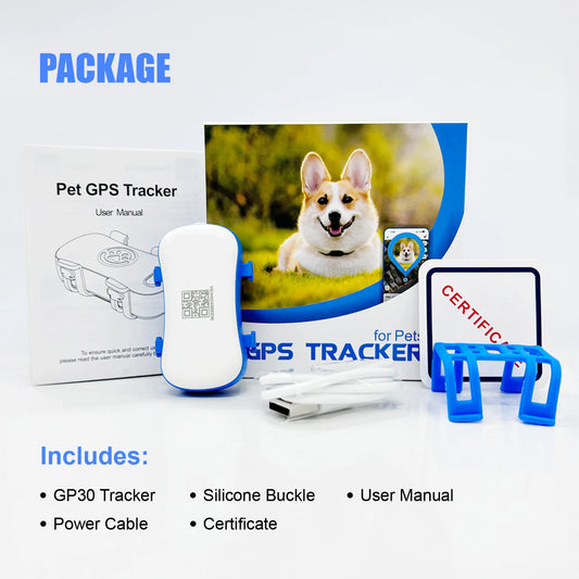 WANWAYTECH 4G GPS Tracker For Pets Waterproof Locator
