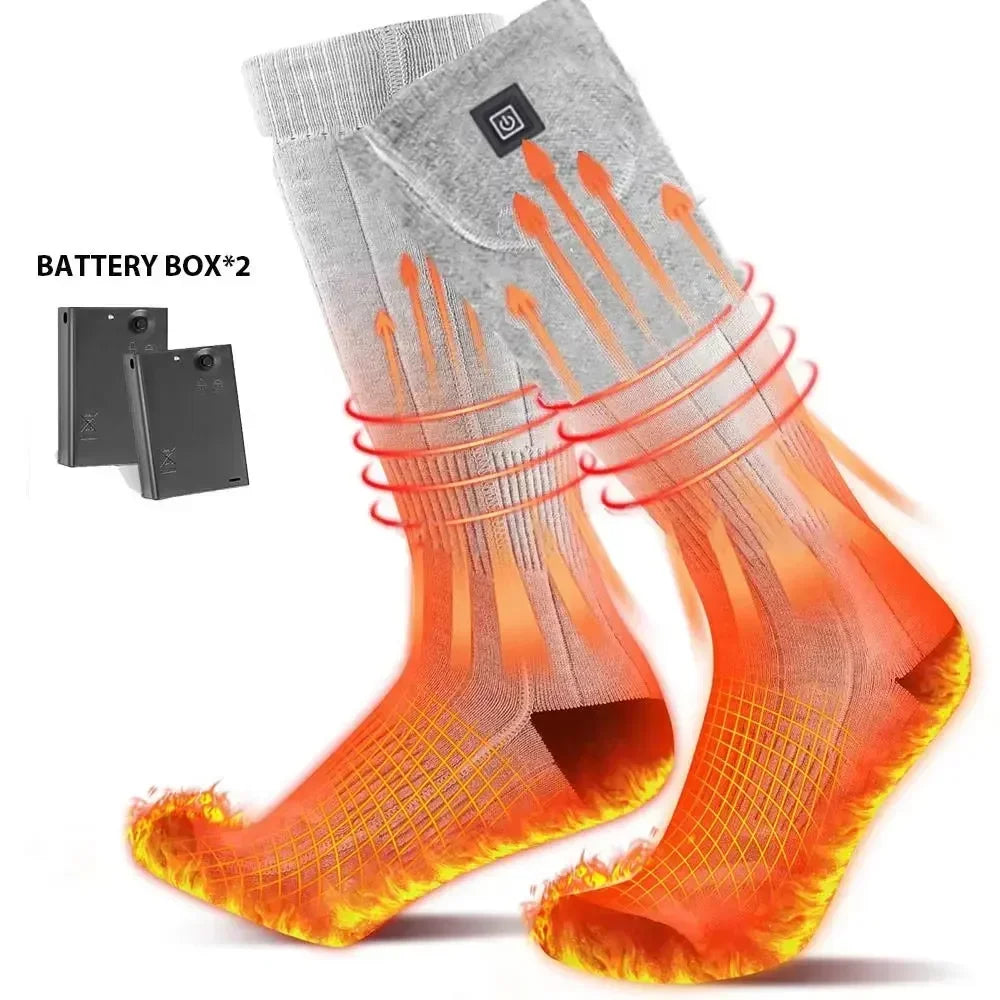 YTYINC Winter Electric Heating Socks for Outdoor Sports Use