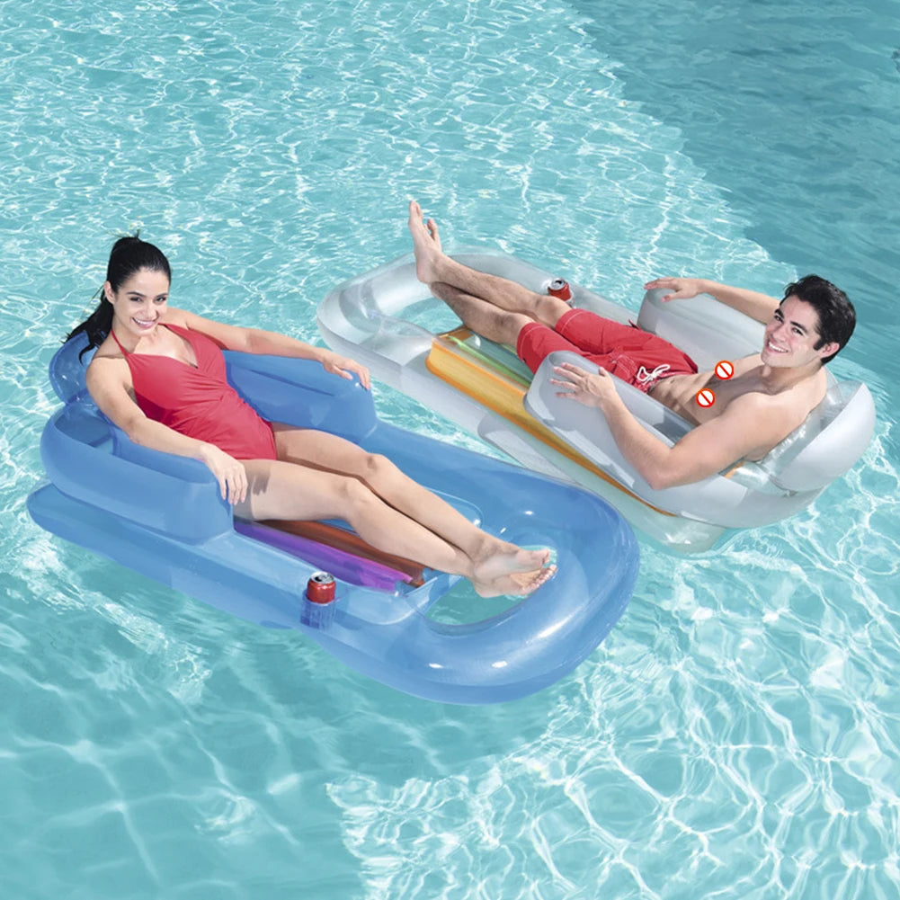 Inflatable Water Sports Floating Seat Multifunctional Portable Summer Pool Accessory