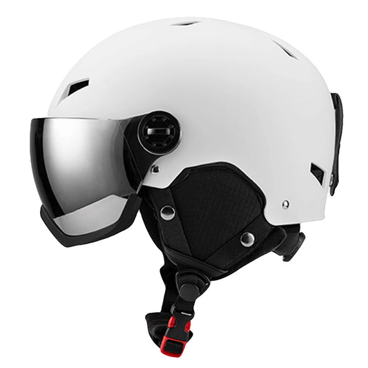 JoceStyle Winter Ski Helmet with Goggles for Snow Sports