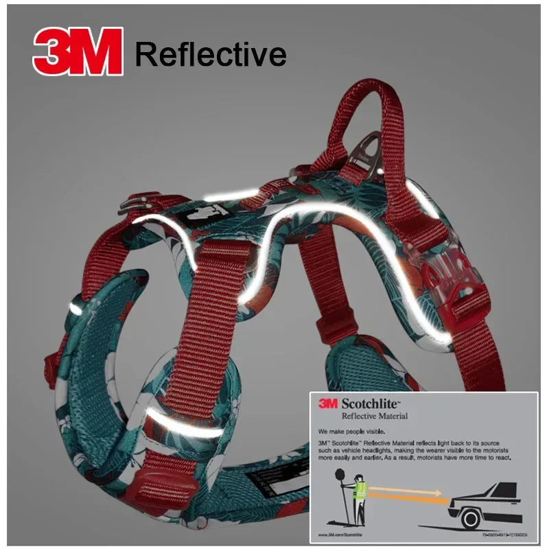Truelove Camouflage Reflective Dog Harness Adjustable Nylon Special Edition TLH5653