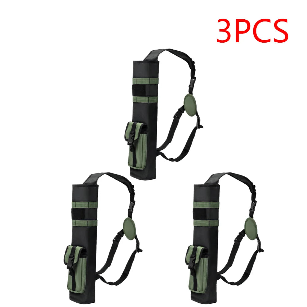 Lightweight Archery Quiver with Molle Pocket Adjustable Arrow Holder for Target Shooting