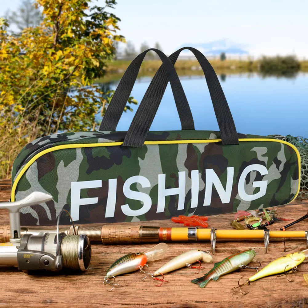 Shunmaii Outdoor Fishing Rod Storage Bag for Travel Use