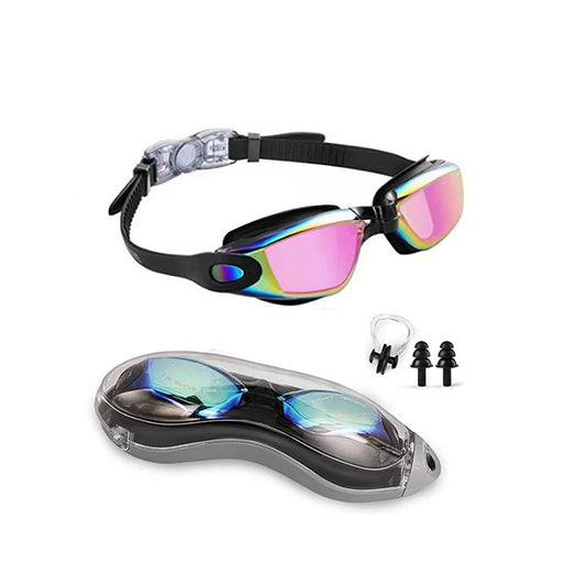 America Wildlife Anti Fog UV Swim Goggles Silicone Gaskets