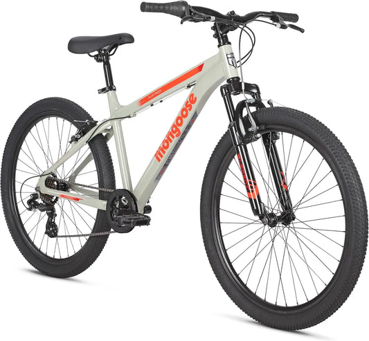 21-Speed Hardtail Mountain Bike with Front Suspension for Men Women and Kids 24 to 29-Inch Wheels
