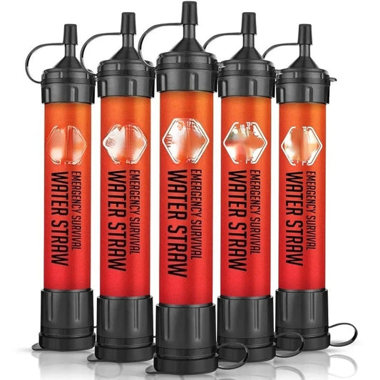 High Capacity Emergency Survival Water Straws
