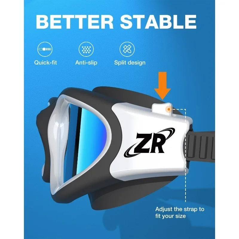 ZIONOR G1 Polarized Swimming Goggles for Unisex Adults