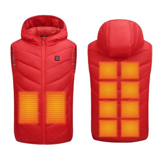 JOCESTYLE 10 Heating Zones Electric Heated Vest for Kids