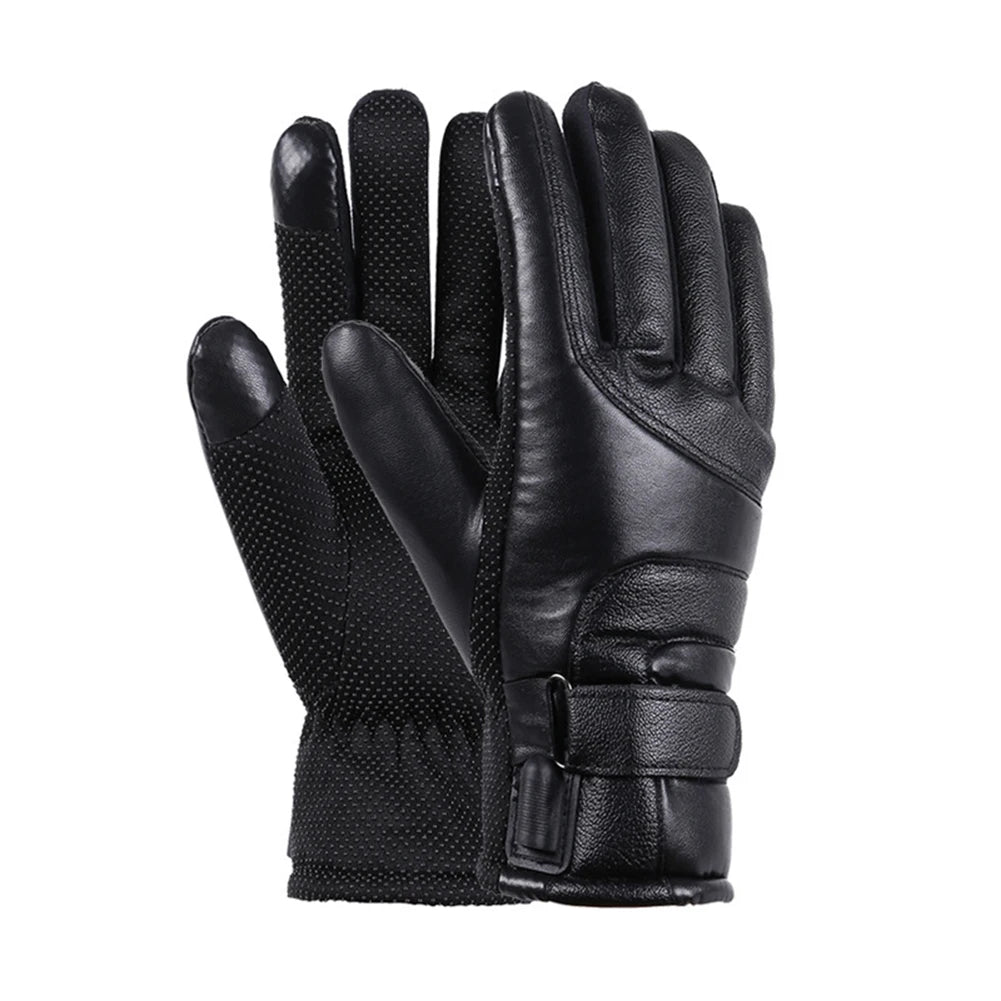 JoceStyle Motorcycle Heated Gloves Waterproof Winter Thermal Gear