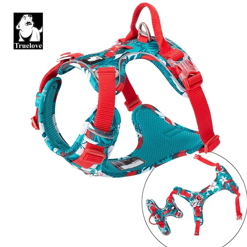 Truelove Camouflage Reflective Dog Harness Adjustable Nylon Special Edition TLH5653