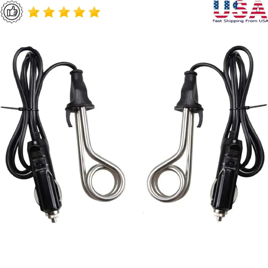 XMSJ Portable Electric Immersion Heater Pack of 2