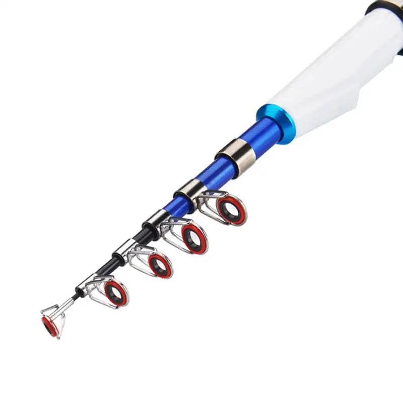 Telescopic Fishing Rod And Reel Combo Portable Travel Kit For Adults And Kids